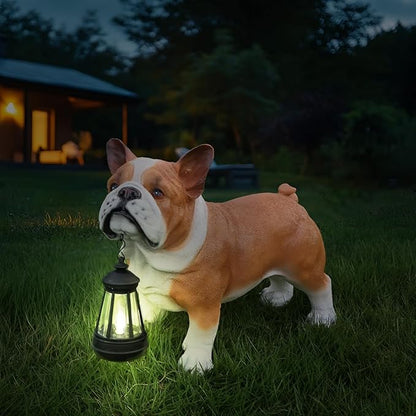 English Bulldog Dog Garden Statue - Image 7