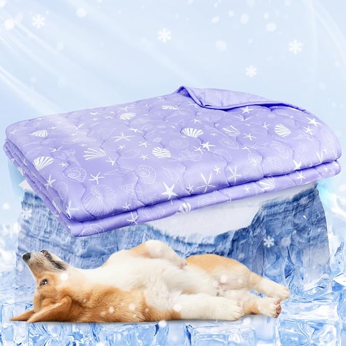 NWK Dog Cooling Blanket, Q-Max>0.345, Ice Silk Cool to Touch Material, - Image 7