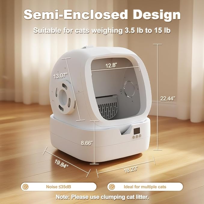 Mintakawa Automatic Cat Litter Box Self Cleaning - Image 4