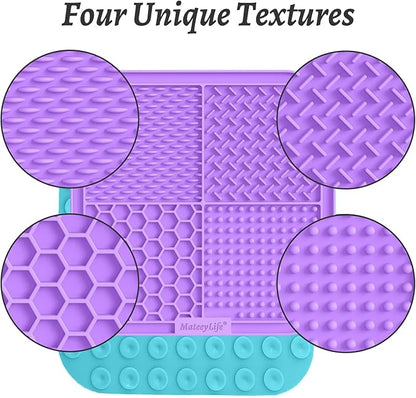 MateeyLife 2PCS Large Lick Mat for Dogs and Cats, Licking Mats for Dog Anxiety - Image 2