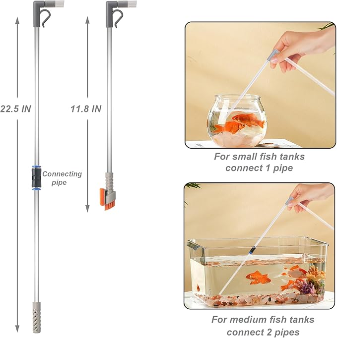AREPK Compact Aquarium Siphon Vacuum and Water Changer Kit - Image 5