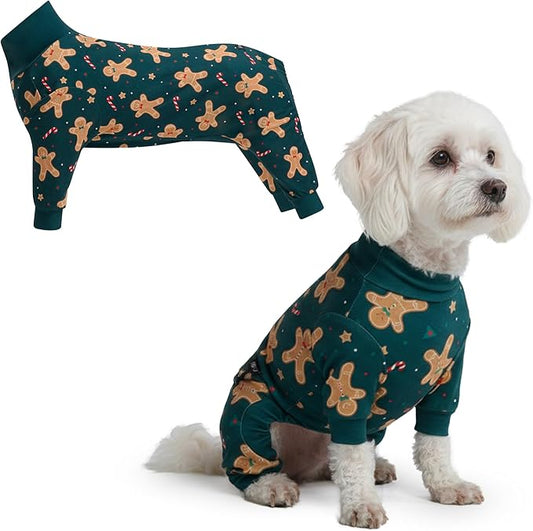 Spark Paws Dog Christmas Pajama, Dog Recovery Suit Male, Ultra-Soft and 4-Way by SparkPaws