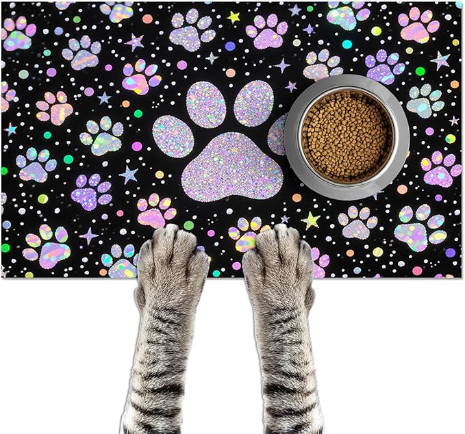 HOMETITUTE Pet Feeding Mats Cat Mat by HOMETITUTE