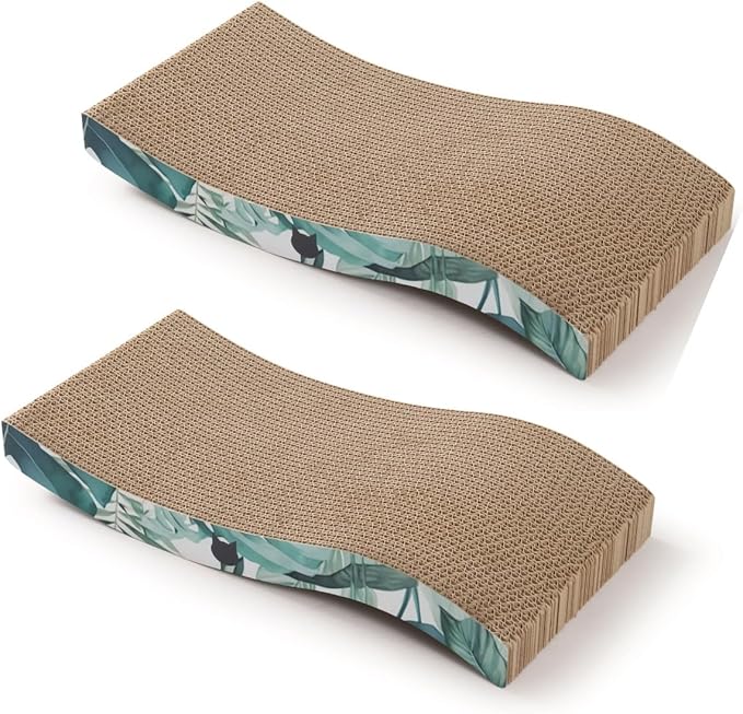 Reversible Wave Cat Scratcher for Indoor Cats by %E7%8C%AB%E5%A3%B1