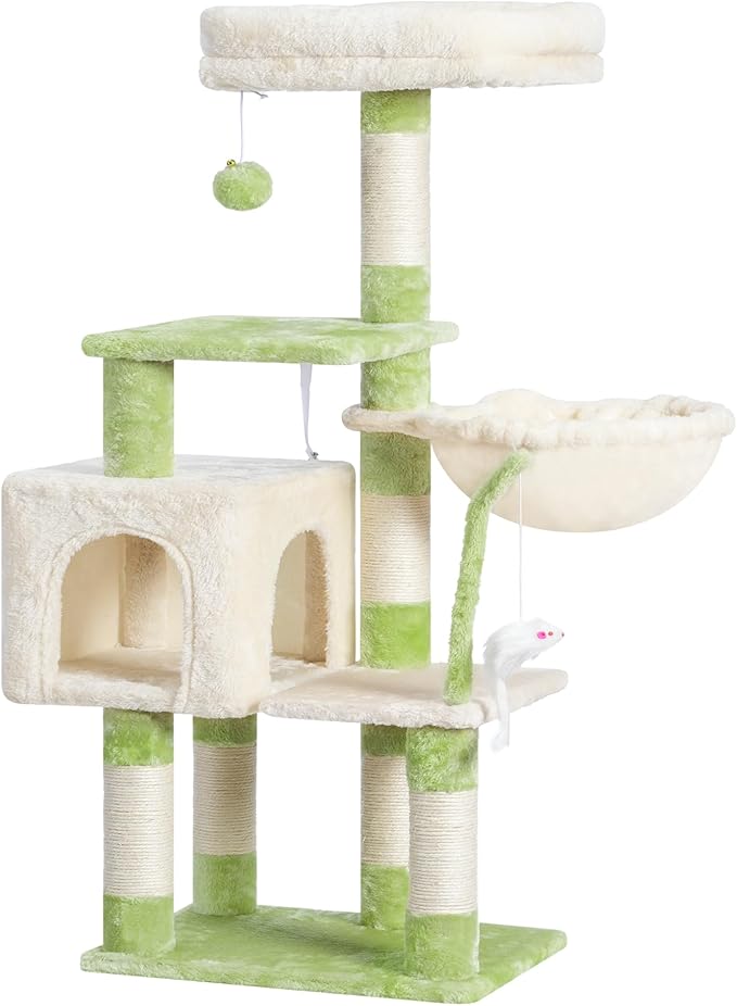 Heybly Cat Tree with Toy, Cat Tower condo - Image 7