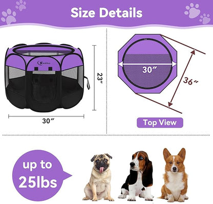 Siedihit Dog Playpen, Puppy Pet Playpen, Dog Crate Tent Cage Indoor/Outdoor - Image 6