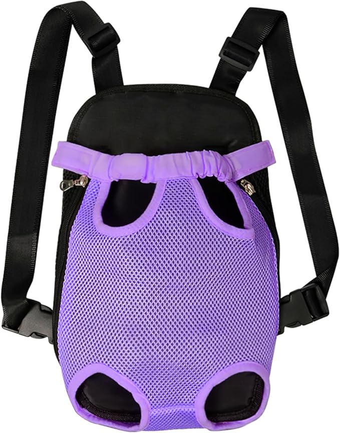 FEimaX Dog Carrier Backpack Pet Legs Out Front Cat Travel Bag, Adjustable Puppy - Image 2