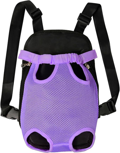 FEimaX Dog Carrier Backpack Pet Legs Out Front Cat Travel Bag, Adjustable Puppy - Image 2