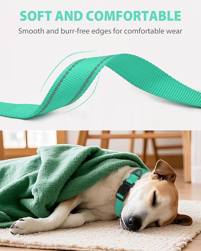 Joytale Dog Collars for Medium Dogs, Comfortable Double-Sided Reflective Nylon - Image 3