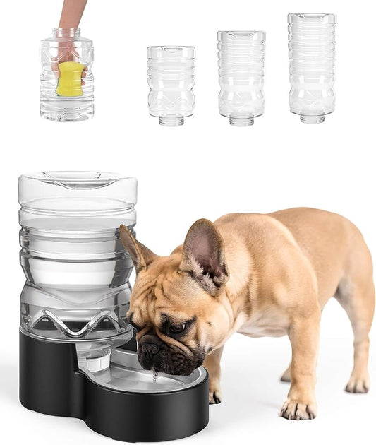 Heouvo 1.7 Gallon Automatic Dog Water Dispenser【Wide Mouth by Heouvo