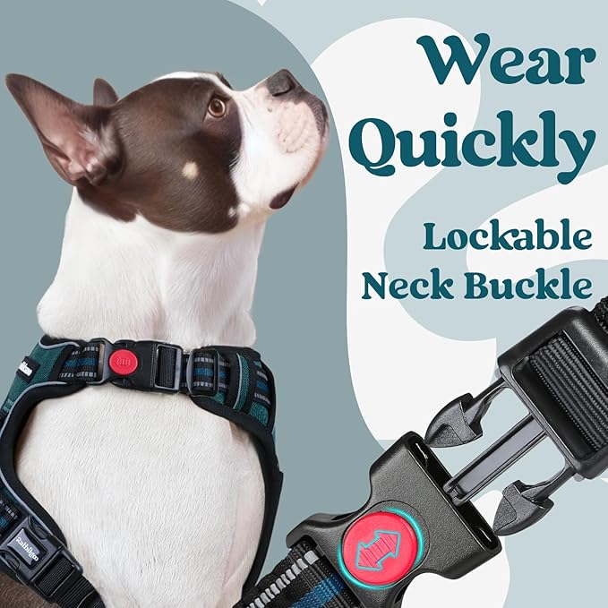 rabbitgoo Dog Harness Medium Sized, No Pull Easy On & Off - Image 3