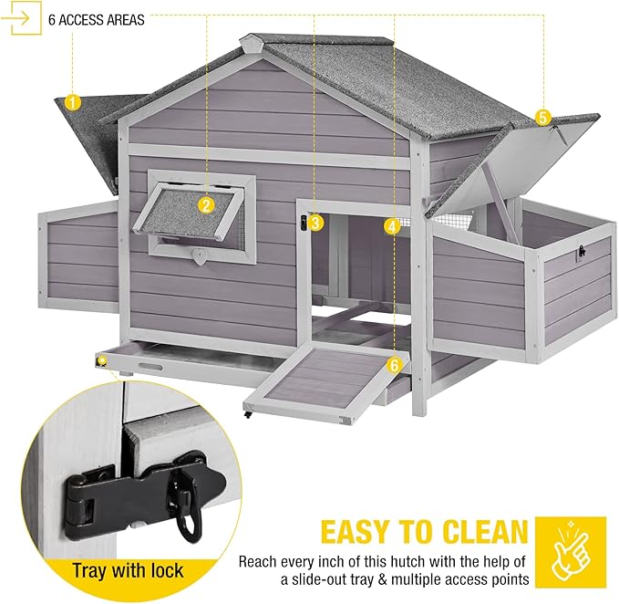 Aivituvin Chicken Coop Extension Design Chicken House - Image 4