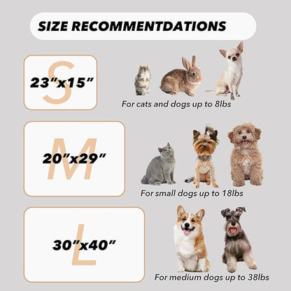 1 Pack 3 Puppy Blankets Super Soft Warm Sleep Mat Grey Cute Print Fluffy Fleece - Image 4