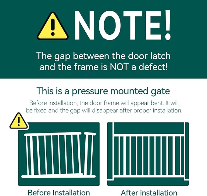 Babelio 36" Tall Auto Close Baby Gate - Image 8