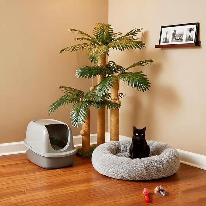 LEMONDA 31.5Inch Cat Scratching Post, Cat Scratcher Tree - Image 2