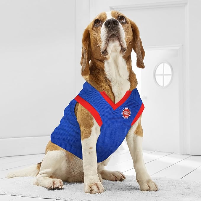 Pets First NBA DETROIT PISTONS DOG Jersey, Medium - Image 2