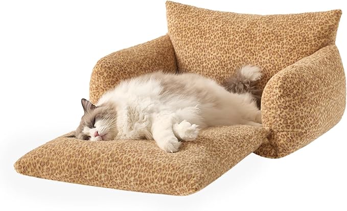Hollypet Cat Bed Fluffy Plush Multifunctional Double-Layer Machine Washable - Image 2
