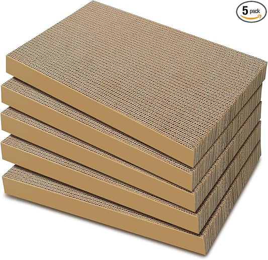 5 Packs Cat Scratcher, 5 Packs Refill Cat Scratching Pad Cardboard by AGYM