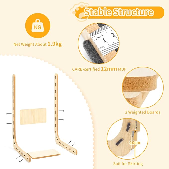 Cat Scratch Pad Felt Cat Scratcher - Image 4