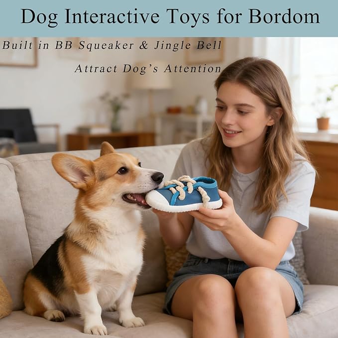Interactive Squeaky Dog Toy - Image 4