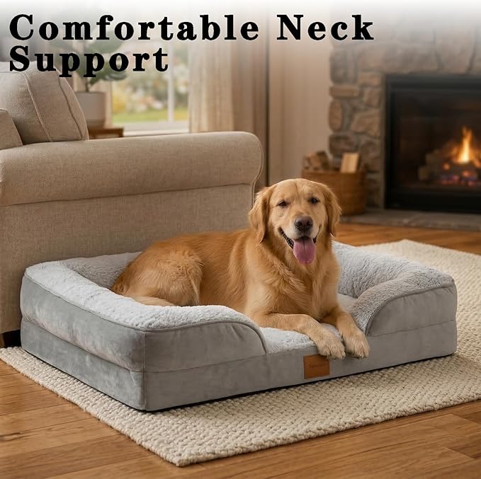 Orthopedic Dog Bed, Waterproof Memory Foam Dog Bed - Image 7