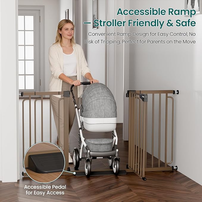 Cumbor 30.4-56.8" Extra Wide Baby Gate - Image 4