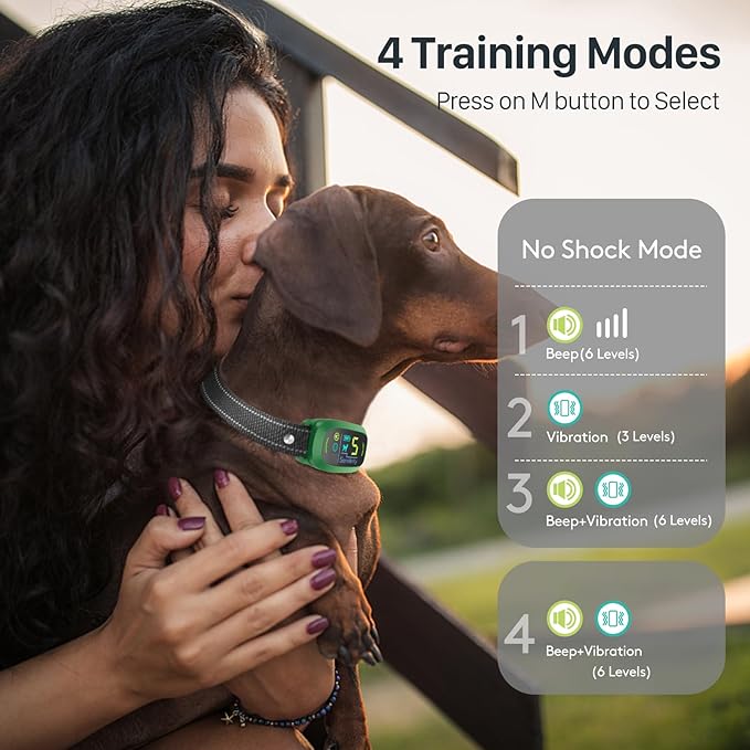FAFAFROG Dog Bark Collar, Rechargeable Smart Collar, Anti Barking Training - Image 2