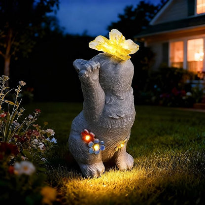 Charming Kitten Garden Statue by Loungelore