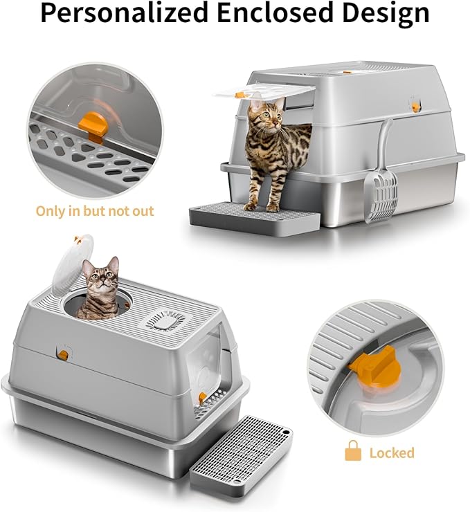 Stainless Steel Cat Litter Box - Image 7