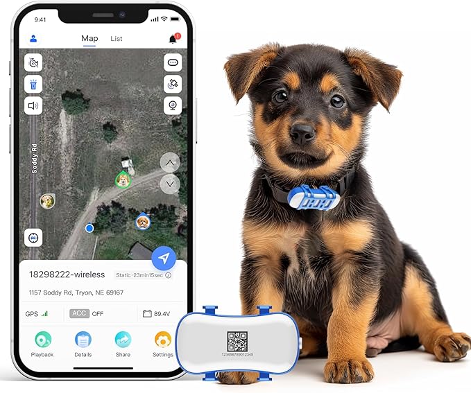 wanwaytech Pet GPS Tracker — Real-time Location Tracking, Unlimited Range by WanWayTech