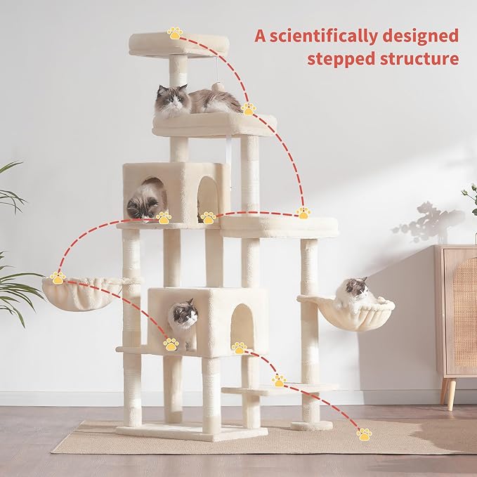 Hey-brother Cat Tree Tower, Scratching Posts - Image 7