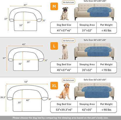 GGIB Calming Dog Bed Fluffy Plush Dog Mat - Image 5