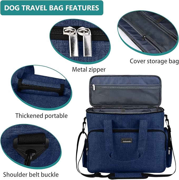 BAGLHER Dog Travel Bag, Pet Travel Bag, - Image 4