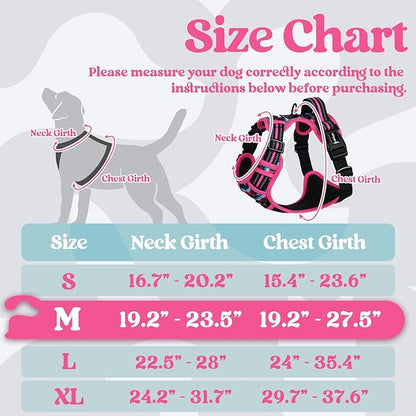 rabbitgoo Dog Harness Medium Sized, No Pull Easy On & Off - Image 2