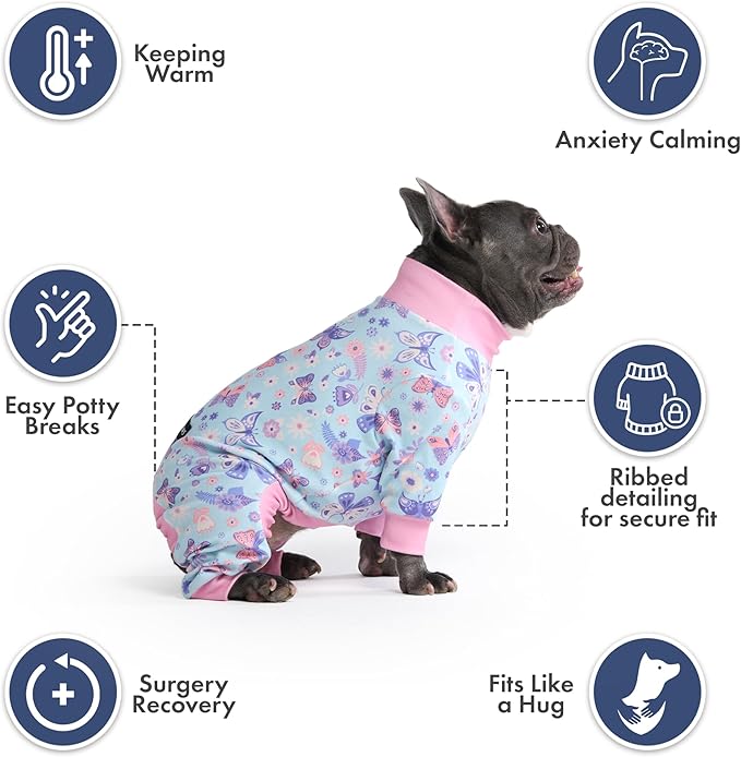 Spark Paws Dog Pajama, Dog Recovery Suit Male, Ultra-Soft and 4-Way Stretch - Image 4