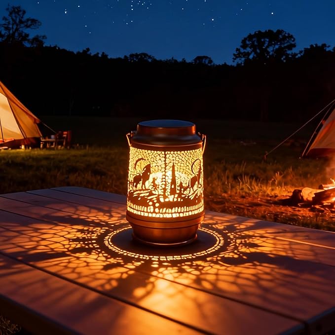 Wolf Solar Lanterns Outdoor Waterproof, Wolf Gifts - Image 7