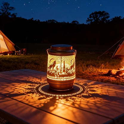 Wolf Solar Lanterns Outdoor Waterproof, Wolf Gifts - Image 7