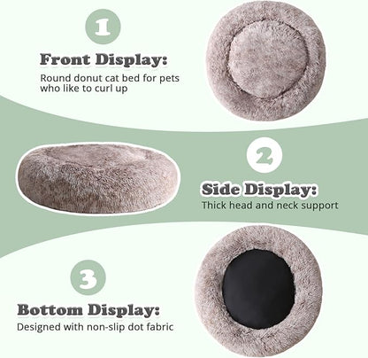 JOLLYVOGUE Dog & Cat Bed, Calming Anti-Anxiety Pet Bed - Image 4