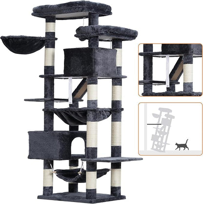 Heybly Cat Tree, 71-Inch-Tall Tower - Image 3