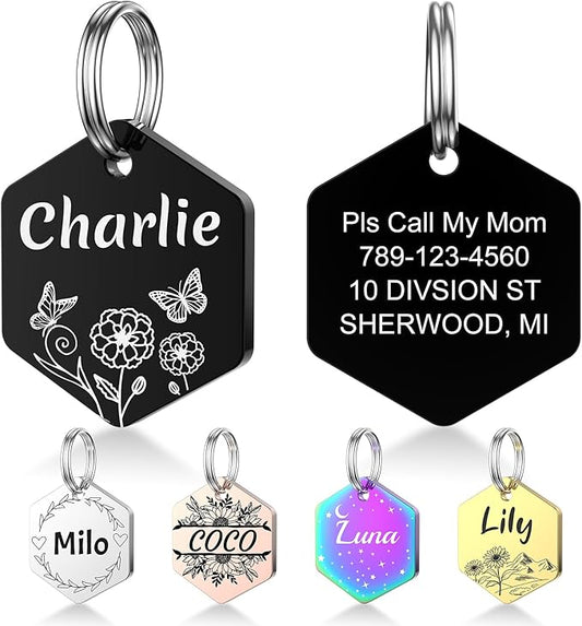 YEHANTI Dog Tags Personalized for Pets by YEHANTI