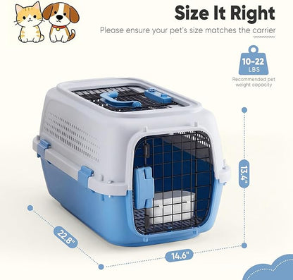 DUMOS 23" Hard-Sided Pet Carrier - Image 5