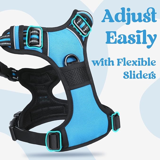 rabbitgoo Dog Harness Medium Sized, No Pull Easy On & Off - Image 4