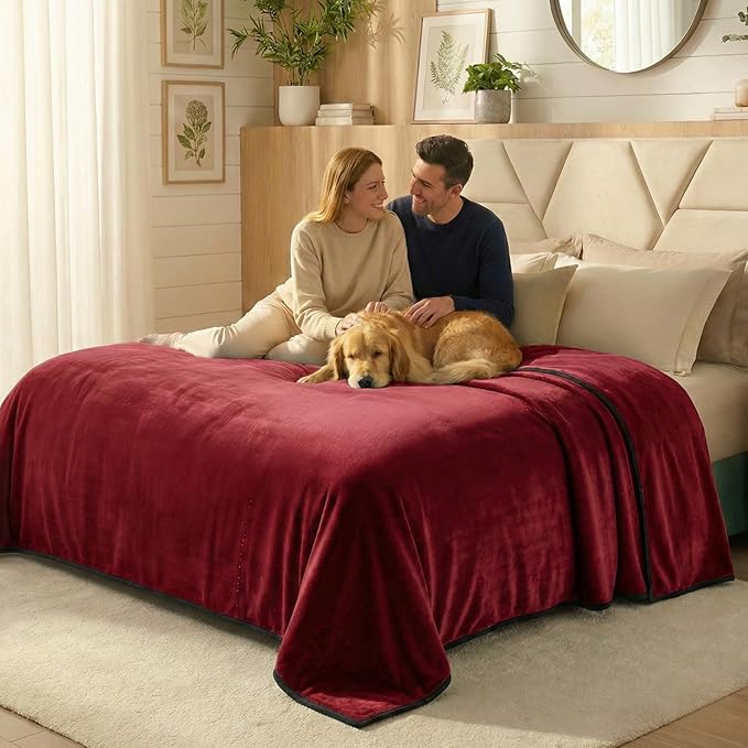 Paw Buddies Premium Waterproof Blanket 80"x90" Velvet-Feel Reversible Throw – - Image 8