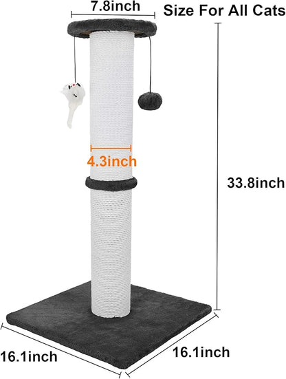 Cat Scratching Post 34 Inches Heavy Duty and Thicker Cat Scratching Post Sisal - Image 2