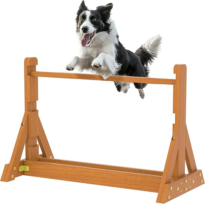 SuniBoxi Dog Agility Set, Wooden Dog Agility Jumps & Dog Hurdles, Dog Agility by SUNIBOXI