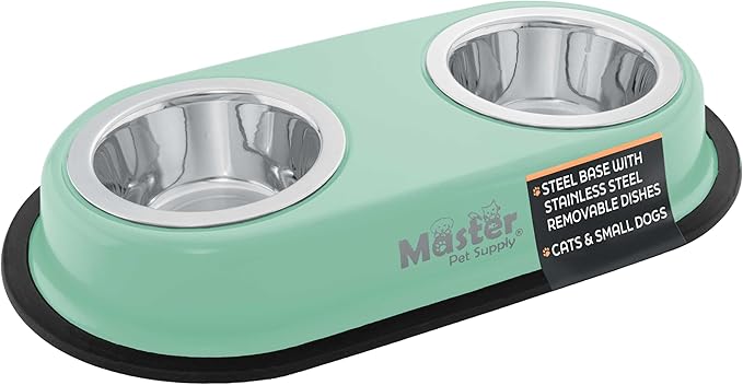 Master Pet Supply Double Dog Bowls Set by MasterPetSupply