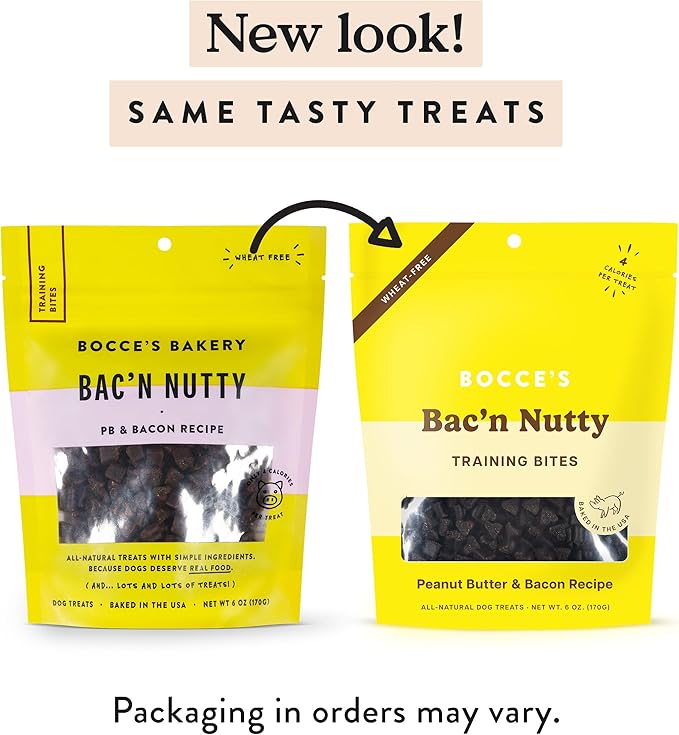 Bocce's Bakery Bac'N Nutty Training Treats - Image 2