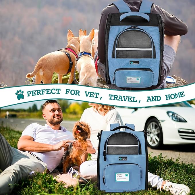 PetAmi Dog Backpack Carrier for Small Medium Dogs Large Cats up to 18 lbs - Image 7