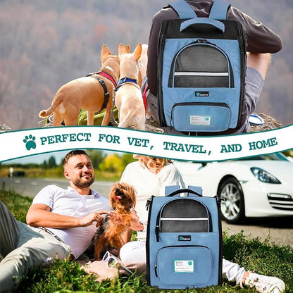 PetAmi Dog Backpack Carrier for Small Medium Dogs Large Cats up to 18 lbs - Image 7