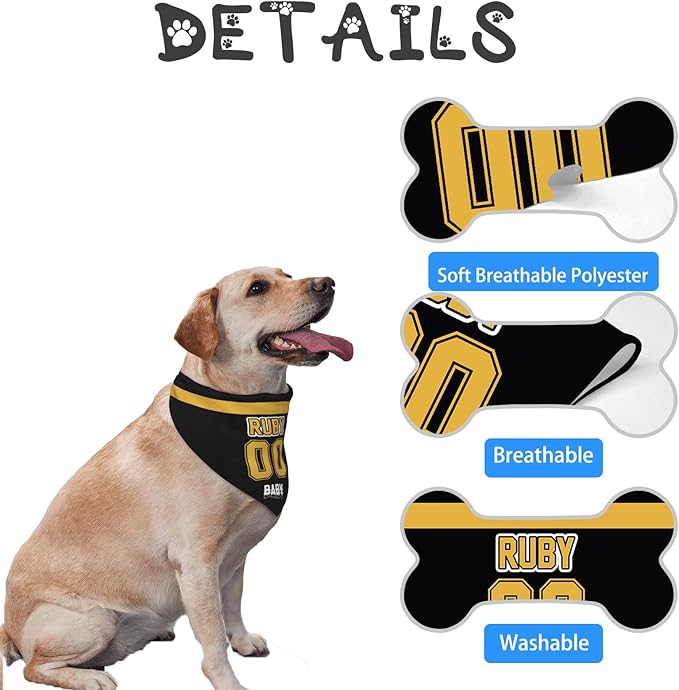 Custom Dog Bandana Personalized Dog Bandanas - Image 5